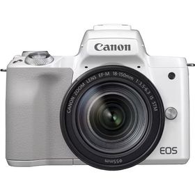 キヤノン Canon EOS Kiss M EF-M18-150 IS STM レンズキット ホワイト ミラーレス一眼カメラ 新品