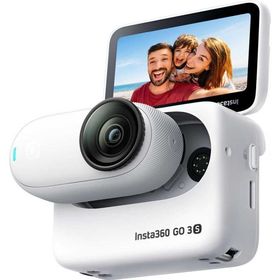 Insta360 アクションカメラ「Insta360 GO 3S」(64GB)アークティックホワイト CINSAATA-GO3S64W 返品種別B