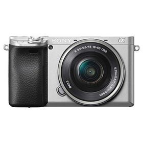 【中古】SONY(ソニー) APS-C ミラーレス一眼カメラ α6400 パワーズームレンズキット(同梱レンズ:SELP1650) シルバー ILCE-6400L S(ミラーレス一眼)