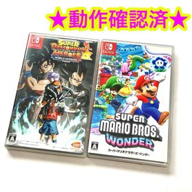 ニンテンドースイッチ(Nintendo Switch)のスーパードラゴンボールヒーローズ スーパーマリオブラザーズ ワンダー 2点(家庭用ゲームソフト)