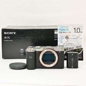 ＜並品＞ SONY ソニー α7C ボディ シルバー ILCE-7C S(ミラーレス一眼)