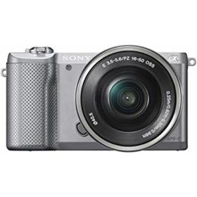 SONY ミラーレス一眼 α5000 パワーズームレンズキット シルバー ILCE-5000L-S(ミラーレス一眼)