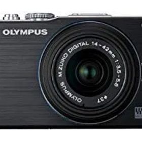 【中古】OLYMPUS ミラーレス一眼 PEN Lite E-PL3 レンズキット ブラック E-PL3 LKIT BLK g6bh9ry