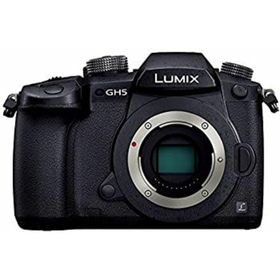 【中古】パナソニック ミラーレス一眼カメラ ルミックス GH5 ボディ ブラック DC-GH5-K(ミラーレス一眼)