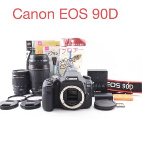 動作品/3250万画素/Canon EOS 90D標準&望遠ダブルレンズセット