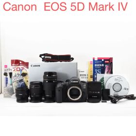 Canon EOS 5D Mark IV標準&望遠&単焦点トリプルレンズセット