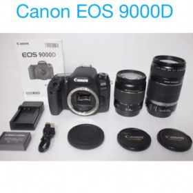 一眼レフカメラCanon EOS 9000D 標準＆望遠ダブルレンズセット