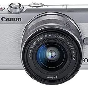 【中古】 Canon キャノン ミラーレス一眼カメラ EOS M100 EF-M15-45 IS STM レンズキット (ホワイト) EOSM100WH1545ISSTMLK