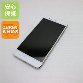 ファーウェイ(HUAWEI)の新品同様 SIMフリー HUAWEI P10 lite ホワイト 白ロム M444(スマートフォン本体)