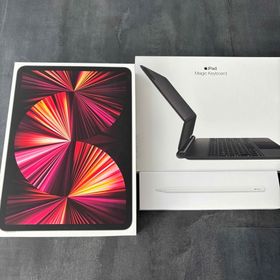 アップル(Apple)のiPad pro 128GB 11インチ カバー、ペン付き(タブレット)