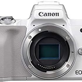 【中古】 Canon キャノン ミラーレス一眼カメラ EOS Kiss M ボディー ホワイト EOSKISSMWH-BODY