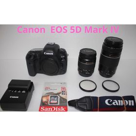 キヤノン(Canon)のキャノン canon EOS 5D Mark IV 標準&望遠タブルレンズセット(デジタル一眼)
