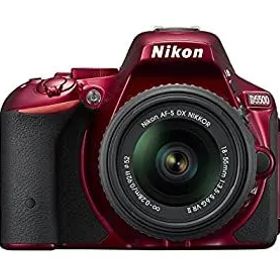 【中古】【非常に良い】Nikon デジタル一眼レフカメラ D5500 18-55 VRII レンズキット レッド 2416万画素 3.2型液晶 タッチパネル D5500LK18-55RD