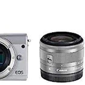 【中古】Canon ミラーレス一眼カメラ EOS M100 ダブルズームキット ホワイト EOSM100WH-WZK
