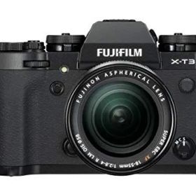 【中古】富士フイルム(FUJIFILM) ミラーレス一眼カメラ X-T3レンズキット ブラック X-T3LK-B