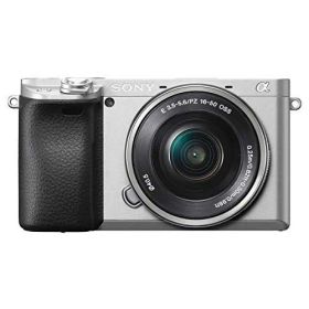 【中古】SONY(ソニー) APS-C ミラーレス一眼カメラ α6400 パワーズームレンズキット(同梱レンズ:SELP1650) シルバー ILCE-6400L S
