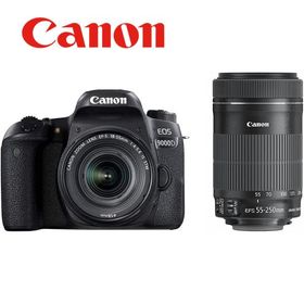キヤノン Canon EOS 9000D EF-S 18-55mm STM EF-S 55-250mm STM ダブルズームレンズキット 手振れ補正 デジタル一眼レフ カメラ 中古