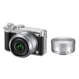 【中古】 ニコン Nikon J5 ダブルレンズキット シルバー J5WLKSL micro 当店保証30日間 人気 ミラーレス 一眼レフ 交換レンズ カメラ