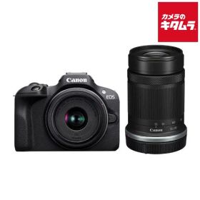 キヤノン EOS R100 ダブルズームキット Canon ミラーレス一眼カメラ 初心者 望遠 運動会 小型軽量 旅行 4K 《納期約1－2週間》