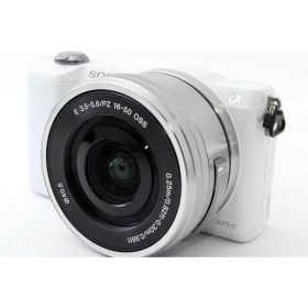 【中古】 ソニー SONY ミラーレス一眼カメラ α5000 ホワイトレンズキット 美品 自撮りできる&Wi-Fiで 当店保証30日間 人気 ミラーレス一眼 ミラーレス デジタルカメラ 中古