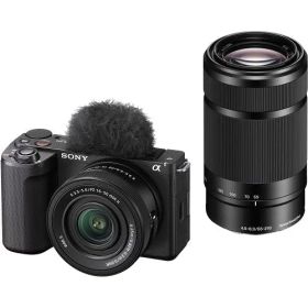 ソニー SONY VLOGCAM ZV-E10M2X-B ブラック αEマウントデジタル一眼カメラ ダブルズームレンズキット ZVE10M2XB