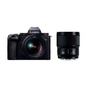 【納期約2週間】◎Panasonic DC-S5M2W LUMIX S5II ミラーレス一眼カメラ ダブルレンズキット ブラック DCS5M2W