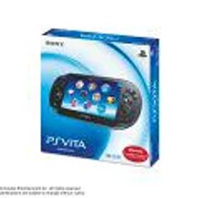 【中古】 PlayStation Vita 3G／Wi−Fiモデル：クリスタル・ブラック（PCH1100AB01）／本体（携帯ゲーム機）