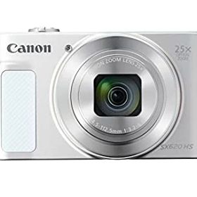 【中古】Canon キヤノン コンパクトデジタルカメラ PowerShot SX620HS ホワイト 光学25倍ズーム PSSX620HS(WH)