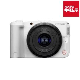 キヤノン EOS R50 V RF-S14-30 IS STM PZレンズキット ホワイト Canon ミラーレス一眼 Vlog 自撮り 4K 《納期約1－2週間》