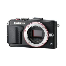 OLYMPUS ミラーレス一眼 PEN Lite E-PL6 ボディ ブラック E-PL6 BODY BLK(中古品)