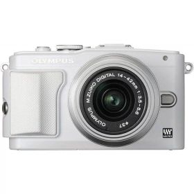 【中古】 オリンパス OLYMPUS ミラーレス一眼カメラ E-PL6 レンズキット ホワイト E-PL6 LKIT WHT 当店保証30日間 人気 ミラーレス一眼 ミラーレス デジタルカメラ 中古