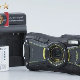 【中古】RICOH リコー PENTAX ペンタックス WG-20 ブラック 防水アクションカメラ