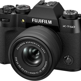【中古】FUJIFILM フジフイルム X-T50 XC15-45mmレンズキット ブラック