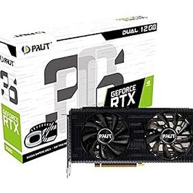 【中古】Palit(パリット) GeForce RTX 3060 Dual OC 12GB LHR版 / NE63060T19K9-190AD / グラフィックボード