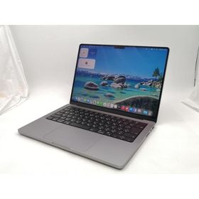 【中古】Apple MacBook Pro 14インチ M1 Pro(CPU:8C/GPU:14C) 16GB/512GB スペースグレイ MKGP3J/A (14インチ, 2021)【ECセンター】保証期間１ヶ月【ランクC】