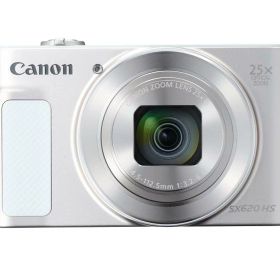 【中古】Canon コンパクトデジタルカメラ PowerShot SX620 HS ホワイト 光学25倍ズーム/Wi-Fi対応 PSSX620HSWH