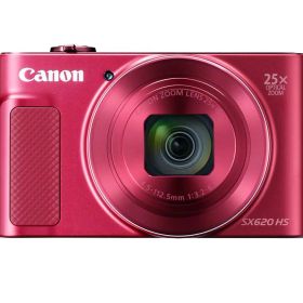 【中古】Canon コンパクトデジタルカメラ PowerShot SX620 HS レッド 光学25倍ズーム/Wi-Fi対応 PSSX620HSRE