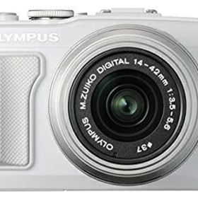 【中古】 OLYMPUS ミラーレス一眼 PEN Lite E-PL6 レンズキット ホワイト E-PL6 LKIT WHT
