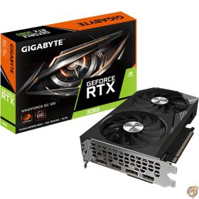 【25日最大2000円クーポン】GIGABYTE GeForce RTX 3060 WINDFORCE OC 12G (rev. 2.0) グラフィックスカード、2X WINDFORCEファン、12GB 192ビットGDDR6、GV-N3060WF2OC-12GD Rev2.0ビデオカード。