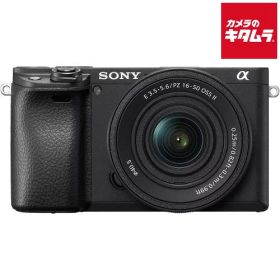 ソニー α6400 パワーズームレンズキット ブラック [ILCE-6400K B] SONY アルファ ミラーレス一眼 APS-C 4K