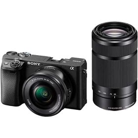 【中古】SONY(ソニー) APS-C ミラーレス一眼カメラ α6400 ダブルズームレンズキット(同梱レンズ:SELP1650+SEL55210) シルバー ILCE-6400Y S