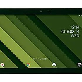 【中古】（非常に良い）au Qua tab QZ10 KYT33SKA オリーブブラック