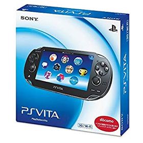 【中古】【非常に良い】PlayStation Vita (プレイステーション ヴィータ) 3G/Wi-Fiモデル クリスタル・ブラック 限定版 (PCH-1100AB01)