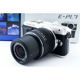 【中古】 オリンパス OLYMPUS ミラーレス一眼カメラ E-PL7 シルバー シルバー レンズセット 美品 付 当店保証30日間 人気 ミラーレス一眼 ミラーレス デジタルカメラ 中古