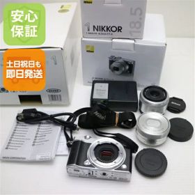 【中古】 美品 Nikon 1 J5 ダブルレンズキット シルバー 安心保証 即日発送 ミラーレス一眼 Nikon 本体 土日祝発送OK