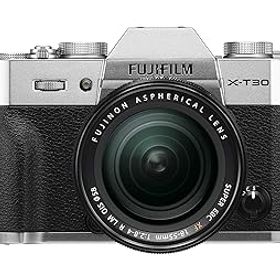 【中古】［非常に良い］富士フイルム(FUJIFILM) ミラーレス一眼カメラ X-T30レンズキット シルバー X-T30LK-S
