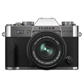 【中古】（新古品） 富士フイルム(FUJIFILM) ミラーレス一眼 X-T30II XCレンズキット シルバー F X-T30 II LK-1545-S