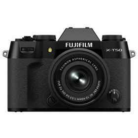 FUJIFILM 一眼レフカメラ X-T50 XC15-45mmレンズキット ブラック FX-T50B/1545KIT 富士フイルム 即納・送料無料