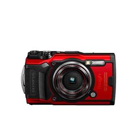 OLYMPUS デジタルカメラ Tough TG-6 レッド 1200万画素CMOS F2.0 15m 防水 100kg(中古品)