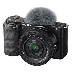中古 1年保証 美品 SONY VLOGCAM ZV-E10 パワーズームレンズキット (PZ 16-50mm II) ブラック [ZV-E10K B]